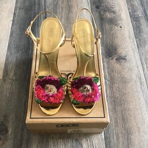COPY - ASOS Honey Bloom Embellished Heels